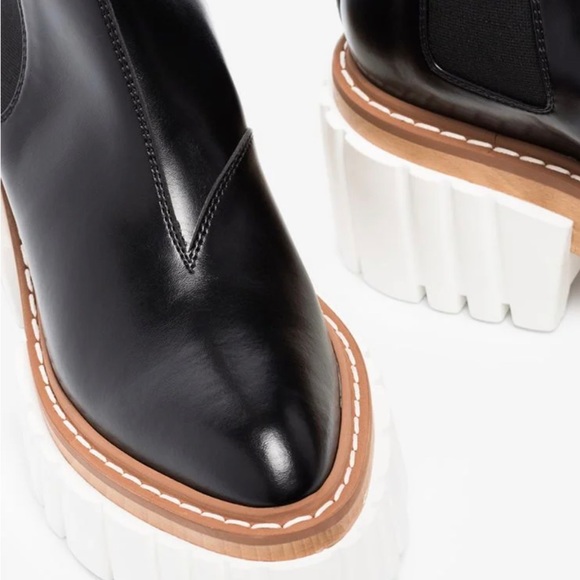 ❌SOLD❌ Stella McCartney Emilie Platform Chelsea Boots Black Size 41EU/11US - Picture 12 of 14
